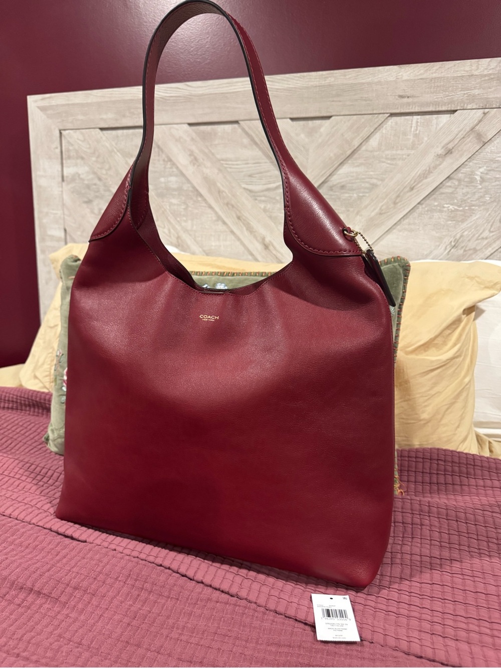 COACH Brooklyn 39 in Dark Ruby